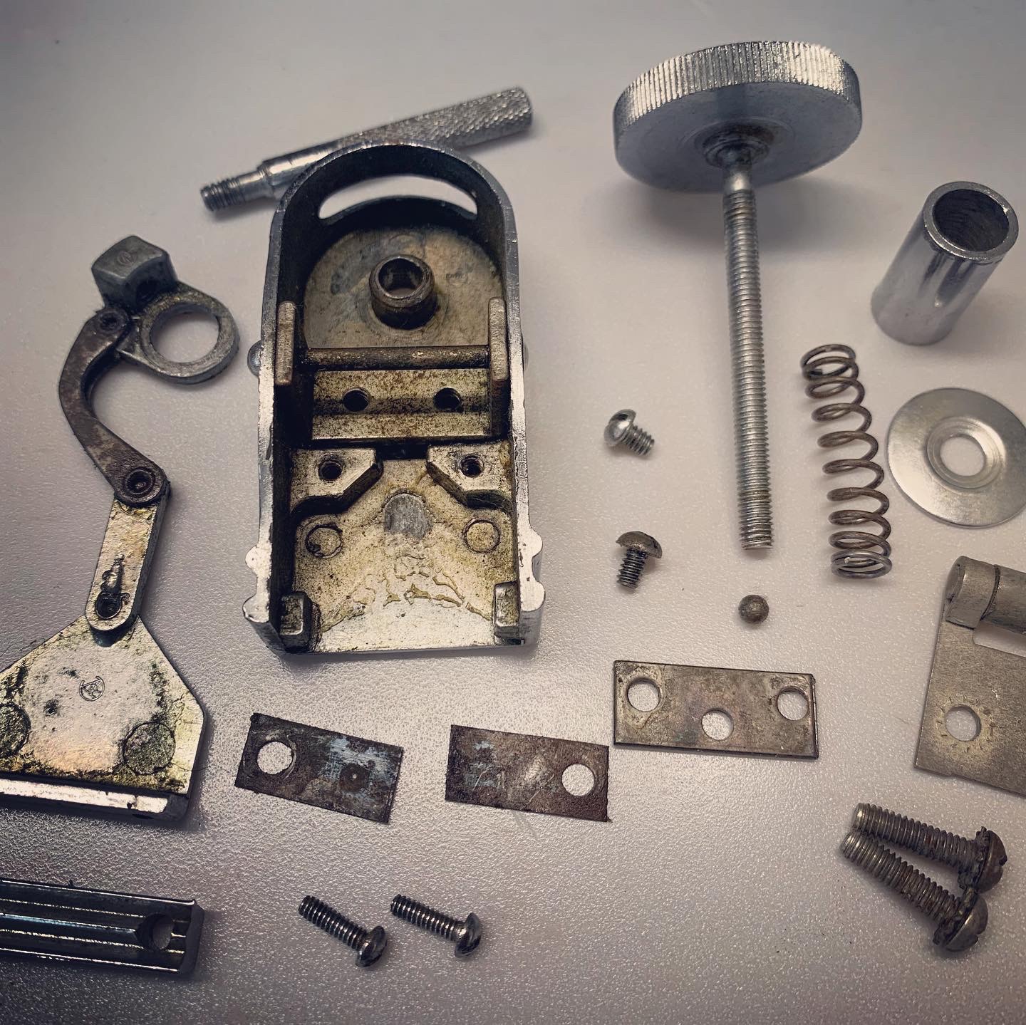 Gretsch Microsensitive strainer exploded view